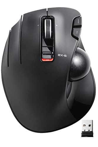 ELECOM トラックボール EX-G 親指操作 M-XT4DRBK