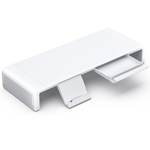 Klearlook モニター台 折りたたみ式 三段階幅調整可能 耐荷重50kg