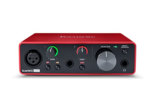 Focusrite Scarlett Solo オーディオインターフェース（24bit/192kHz）