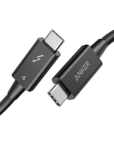 Anker USB-C & USB-C Thunderbolt 4 100Wケーブル（40Gbps・8K対応）