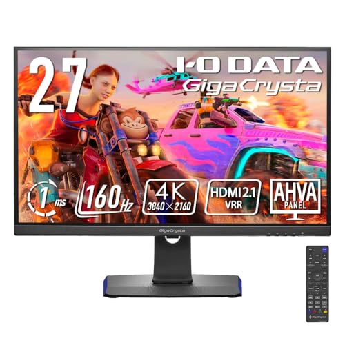 IODATA GigaCrysta 27インチ 4K 160Hz ゲーミングモニター