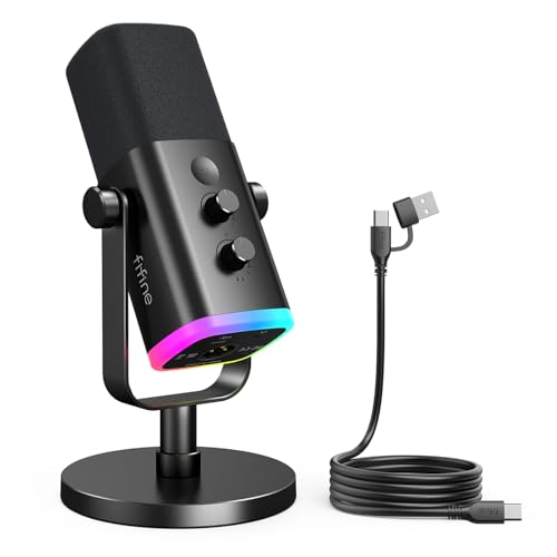 FIFINE AmpliGame AM8 ダイナミックマイク