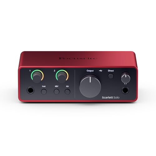 Focusrite Scarlett Solo 4th Gen オーディオインターフェース