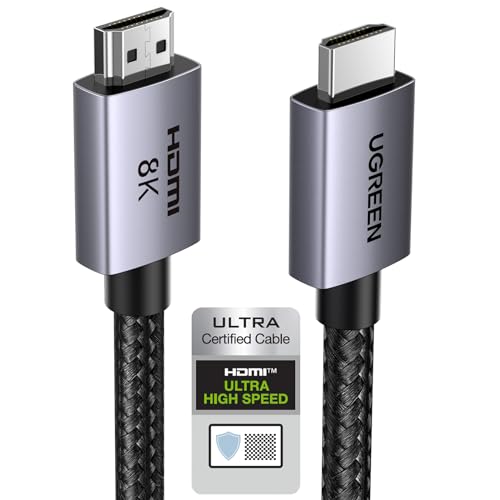 UGREEN 8K HDMI 2.1ケーブル Ultra High Speed認証（48Gbps・eARC対応）