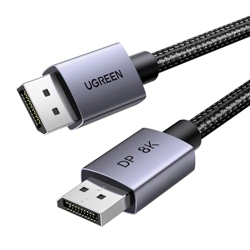 UGREEN 8K DisplayPortケーブル DP1.4 VESA認証（4K 240Hz対応）