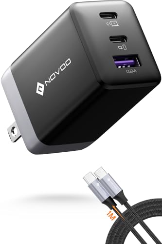 NOVOO 67W USB C 充電器 3ポート（100Wケーブル付き）