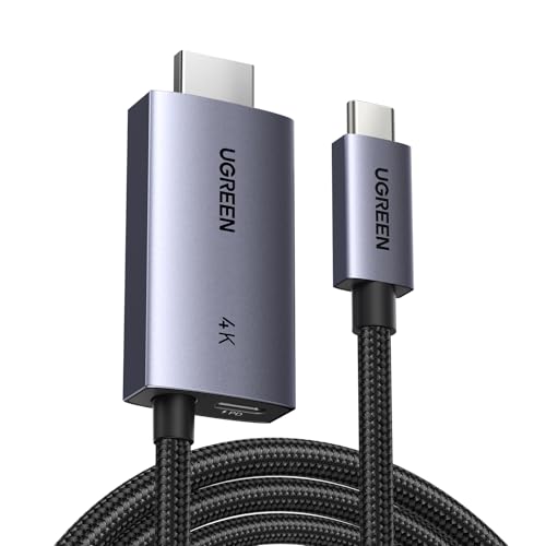 UGREEN USB-C to HDMI変換ケーブル 4K@60Hz HDCP 2.2対応・100W PD充電付き（2M）