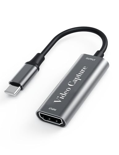 JastBang USB-C HDMIキャプチャーボード（4Kパススルー・1080P録画対応）