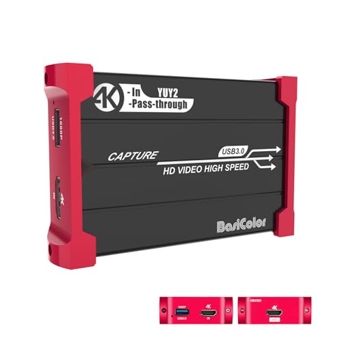 Basicolor キャプチャーボード 1080P 60FPS
