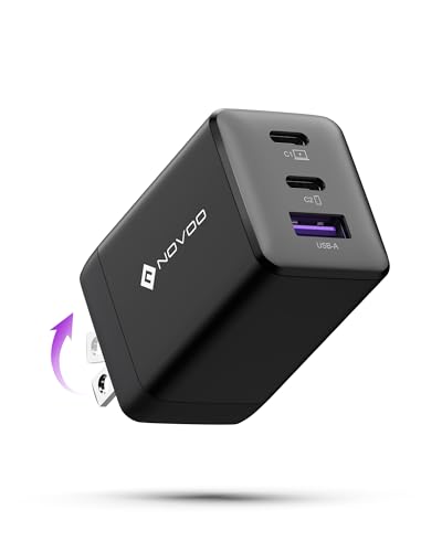 NOVOO 67W USB C 充電器 3ポート タイプC PD急速充電器
