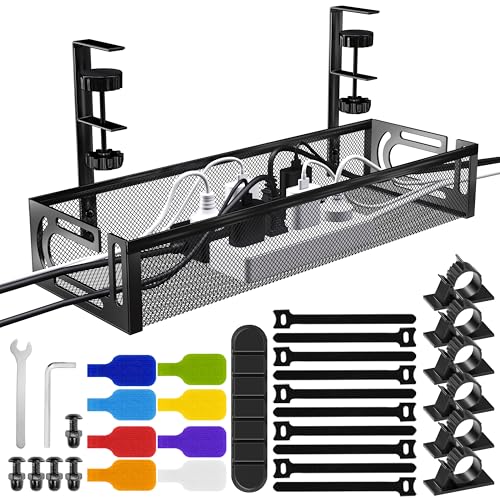SONATURE ケーブルトレー デスク下 収納 配線隠し 幅40cm 7KG耐荷重
