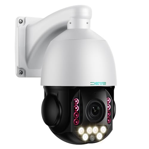 SV3C 防犯カメラ PoE 屋外 800万画素 PTZカメラ 18倍光学ズーム 4K