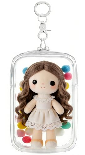 痛バッグ ぬいポーチ 15cmサイズ対応 全透明 PVCケース