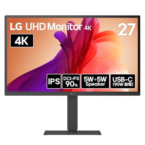LG 27U730A-B 27インチ 4K USB-C 90W給電