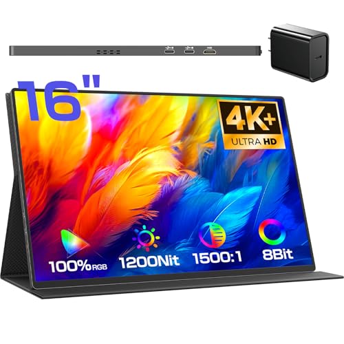 EVICIV 16インチ 4K モバイルモニター