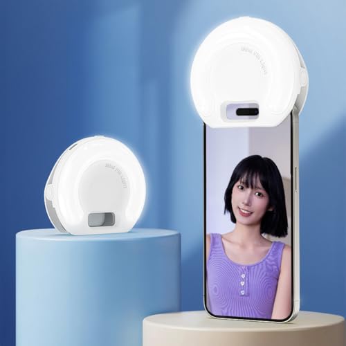 HUIZL 自撮りライト 2026年新型 クリップ式