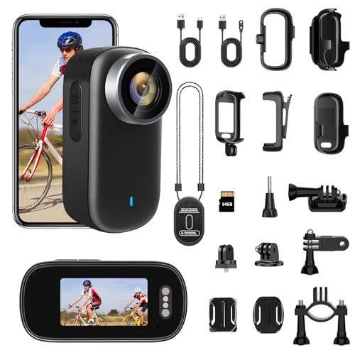 CLYZSTU 4Kアクションカメラ【クリップ型】