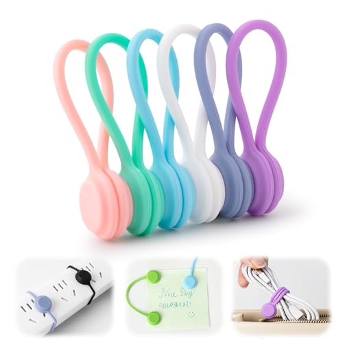 MOECHO マグネット ケーブルクリップ 6個入り