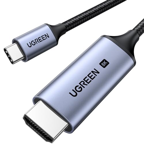 UGREEN USB-C to HDMI変換ケーブル 8K@60Hz HDCP 2.3/2.2対応（48Gbps・1M）