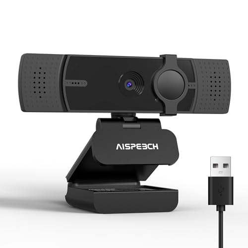 AISPEECH ウェブカメラ 4K オートフォーカス 自動光補正 65°広角