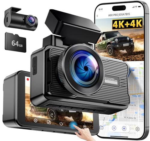 ドライブレコーダー【業界初前後デュアル4K】OKYES OK9