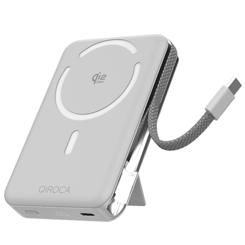 QIROCA Qi2 25W モバイルバッテリー 準固体電池 10000mAh