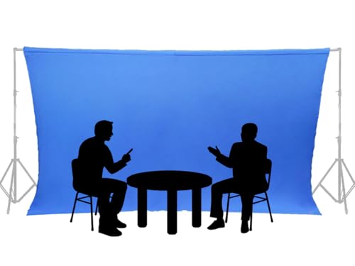 【プロ仕様】クロマキースクリーン/ブルーバック SLEIGHTHAND社製（W3.2m×L2m）
