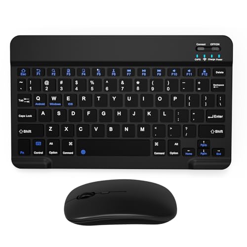 【Bluetooth 5.2/静音設計】薄型ワイヤレスキーボードマウスセット充電式無線keyboard