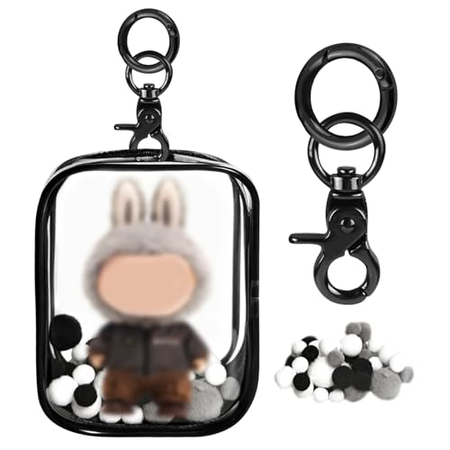 痛バッグ ぬいポーチ 15cmサイズ対応 全透明 PVCケース