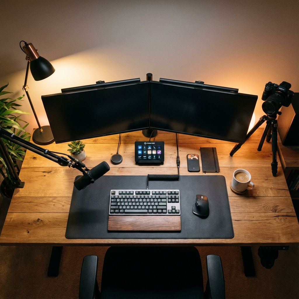 【2026年版】配信向けゲーミングデスクおすすめ8選｜L字・コンセント付き・収納力で選ぶ