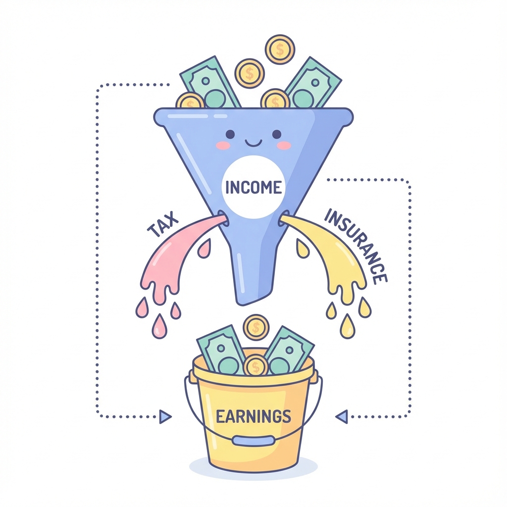 収入と所得の流れ